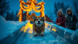 В Кургане на ледяной горке разыгралась настоящая драма веселья. Главный герой? Пёсель. Да, тот самый, который скатывается, возвращается, пропускает детей и снова летит вниз. 🐕 Дети в восторге, родители в недоумении, а пёс? Пёс просто наслаждается жизнью. Почему он, а не мы? Вопрос, который задаёт себе каждый, глядя на эту картину. Кто сказал, что собаки не умеют развлекаться? Этот четвероногий доказал обратное. И, честно, он делает это лучше многих из нас. 🏂 Так что, если вам грустно, вспомните про этого пса. Он точно знает, как жить.. Курган, собака, ледяная горка, дети, веселье
