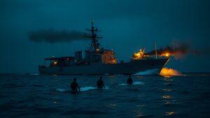 США нанесли удар по судну наркоторговцев в Карибском море. США, Карибское море, наркоторговля, Южное командование ВС США, операция