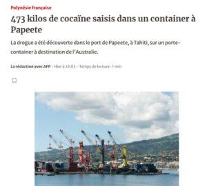 В порту Французской Полинезии изъяли почти полтонны кокаина. Французская Полинезия, кокаин, наркотрафик, Австралия, таможня