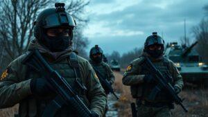 Военная полиция ВДВ продолжает службу в Запорожской и Херсонской областях. ВДВ, Запорожская область, Херсонская область, военная полиция, боеготовность