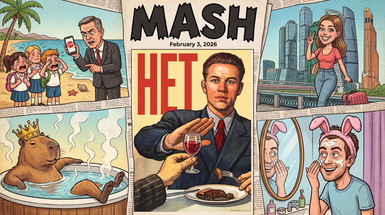 Уфимский школьник устроил стрельбу на уроке. Девятиклассник принёс пластиковый пневматический пистолет и выстрелил в учителя и трёх одноклассников. Никто не пострадал, но инцидент вызвал шок. Москвичи смогут прописываться где угодно. Конституционный суд разрешил регистрацию в апартаментах и нежилых помещениях. Теперь прописка в столице стала доступнее. Россияне держат в банках рекордные 67 трлн рублей. Из них 46,2 трлн — на срочных вкладах. Видимо, доверие к банкам растёт. Россия выбыла из топ-5 самых пьющих стран. Потребление алкоголя упало на 10%, и мы опустились на 29-е место. Цены растут, а интерес к бутылке падает. Капибара Слива установила мировой рекорд. Она просидела в тёплой ванне дольше всех зверьков. Вот это упорство! 🛁 Испания хочет запретить соцсети детям до 16 лет. Премьер-министр Педро Санчес считает, что это необходимо. А вы согласны? Китайский робот Bolt разогнался до 10 м/с. Он установил мировой рекорд. А ты всё ещё откладываешь поход в спортзал? 🤖. Уфа, Москва, алкоголь, капибара, Испания