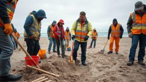 Анапа очищает пляжи от мазута: успеют ли к сезону?