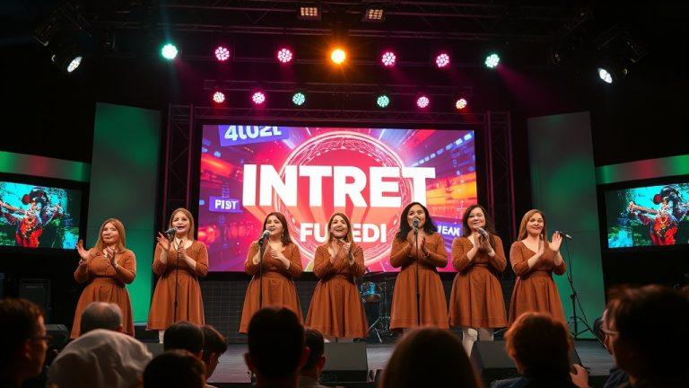 Ансамбль на Первом канале спел про отключение интернета