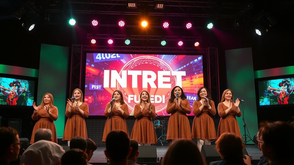 Ансамбль на Первом канале спел про отключение интернета