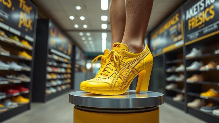 ASICS выпустил кроссовки из «Убить Билла» с каблуком