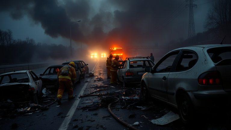 Авария с бензовозом под Таганрогом: огненный смерч на трассе