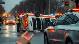 Авария скорой помощи на Нахимовском проспекте: трое пострадали