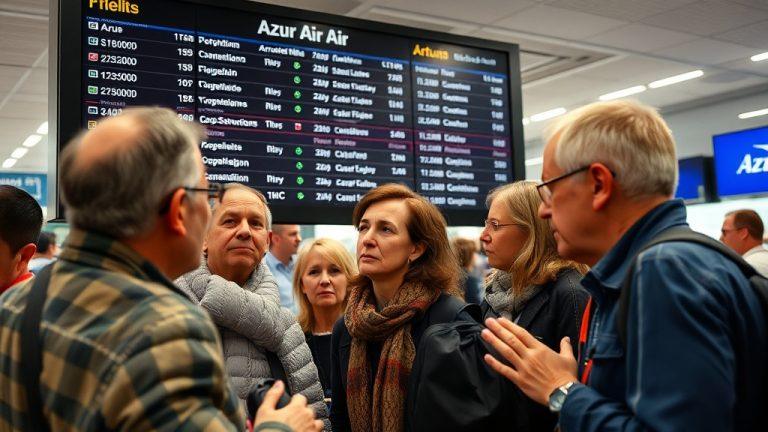 Azur Air: проблемы с двигателями и их влияние на туристов