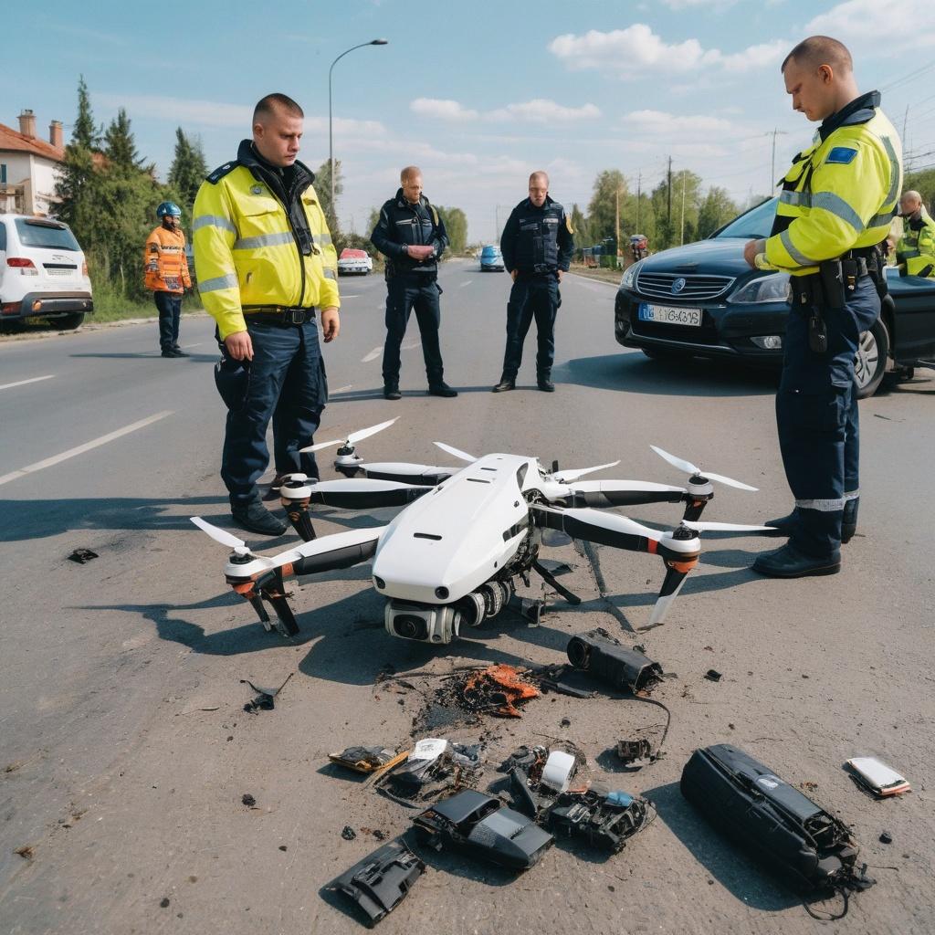 Беспилотник упал в Краснодаре: детали инцидента