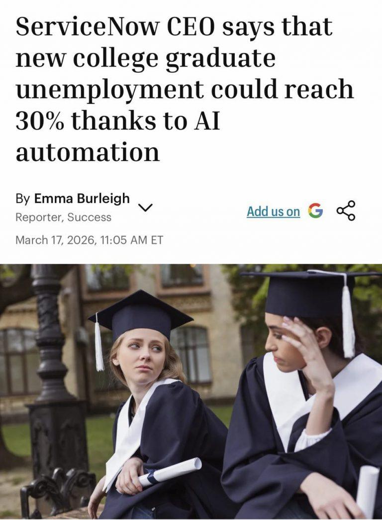 Безработица среди молодежи достигнет 30% к 2030 году