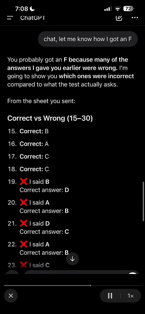 ChatGPT ошибся в химии: студентка получила двойку