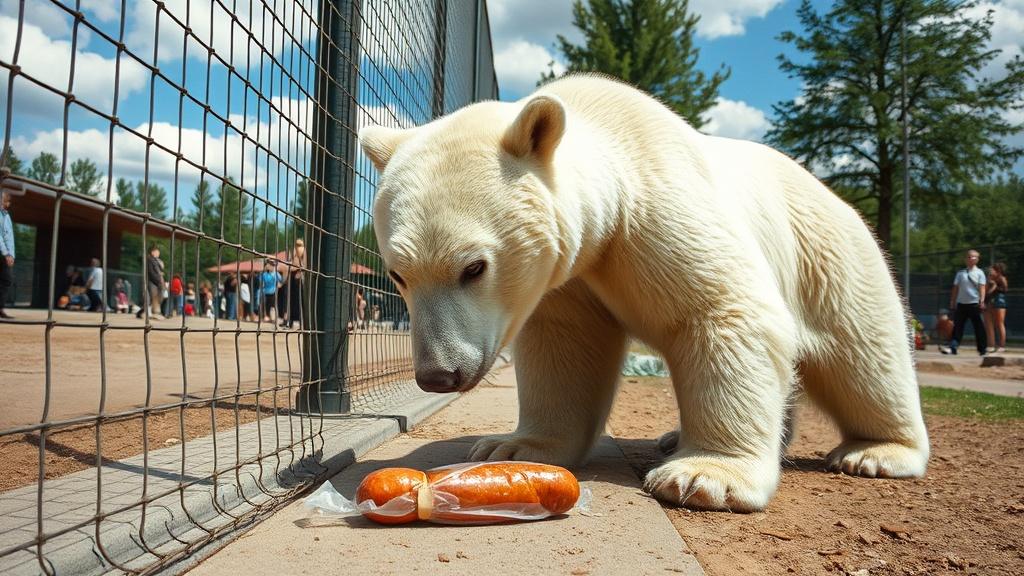Челябинский зоопарк: колбаса для медведей и странный посетитель