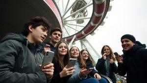 ЧП в парке Победы: люди застряли на аттракционе