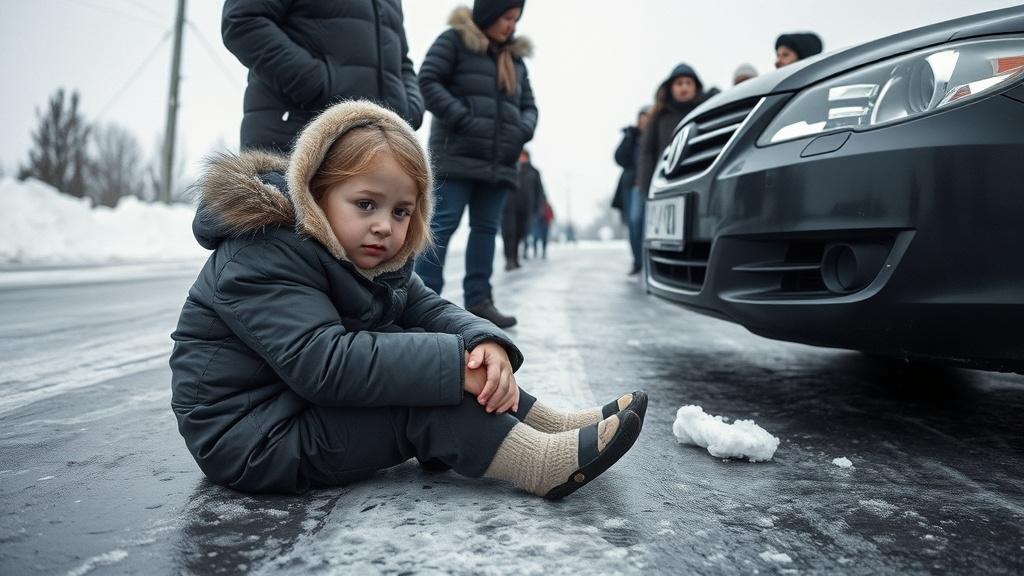 Девочка чудом выжила под колесами авто в Красноярске