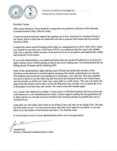 Директор контртеррористического центра США уходит в отставку