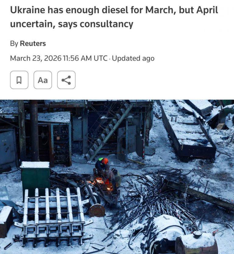 Дизельное топливо в Украине: риски дефицита уже в апреле