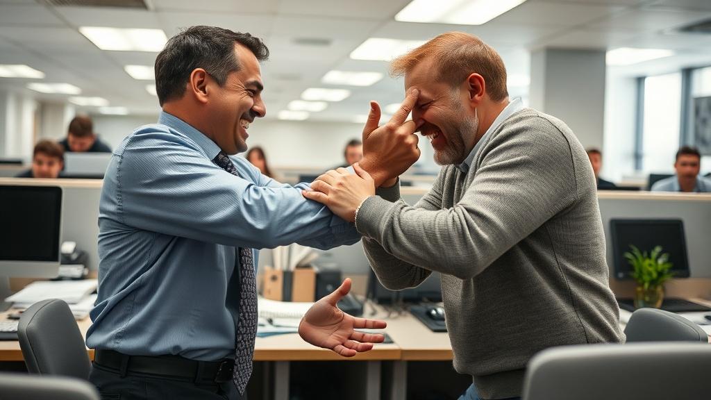 Драки в офисе — научный способ борьбы со стрессом