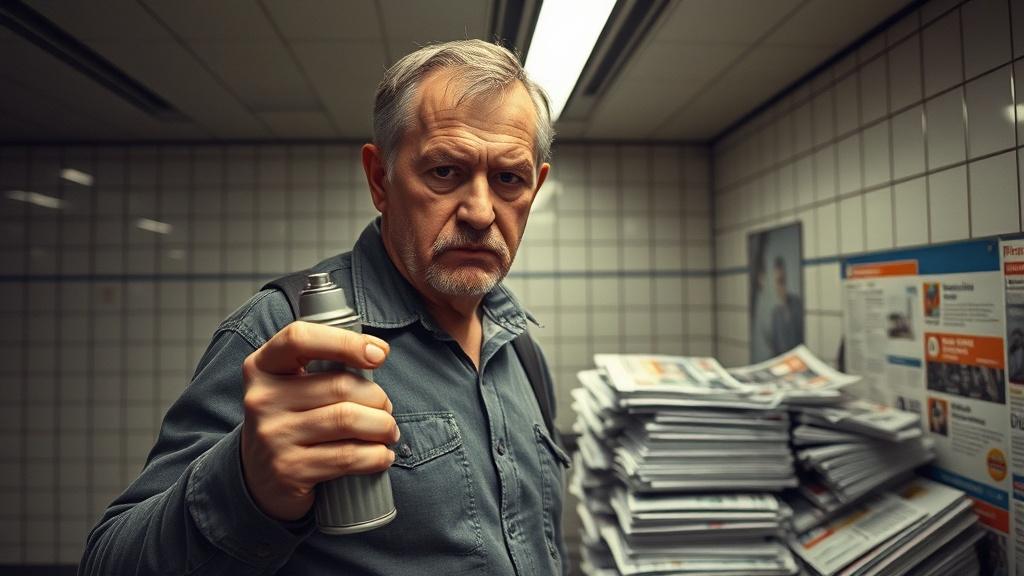 Драма с газетами в московском метро: перцовый баллончик в лицо