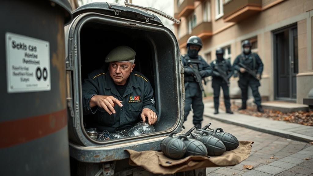 Дворник нашёл гранаты в мусорном контейнере в Москве