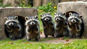 Еноты в Московском зоопарке: весеннее пробуждение