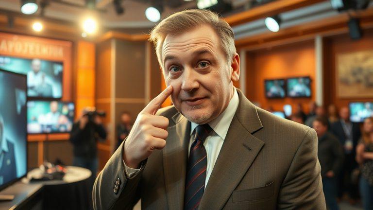 Евгений Киселёв снова удивил зрителей загадочным предметом в носу