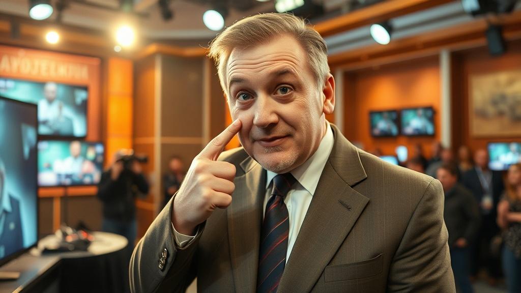 Евгений Киселёв снова удивил зрителей загадочным предметом в носу