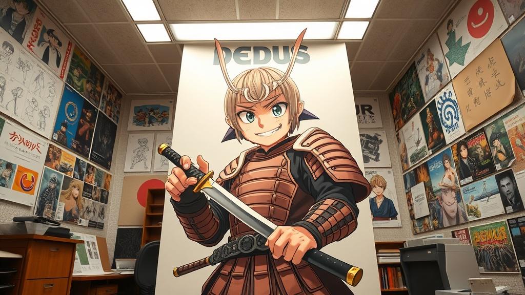 Фиксики в стиле аниме: Дедус с самурайским мечом