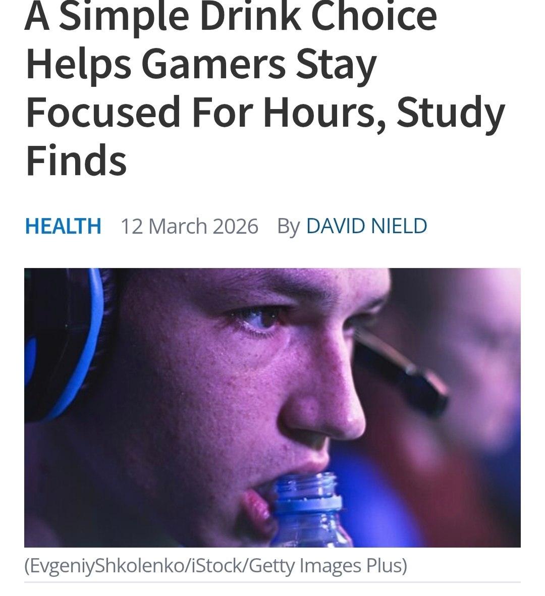 Газированная вода улучшает концентрацию лучше кофе