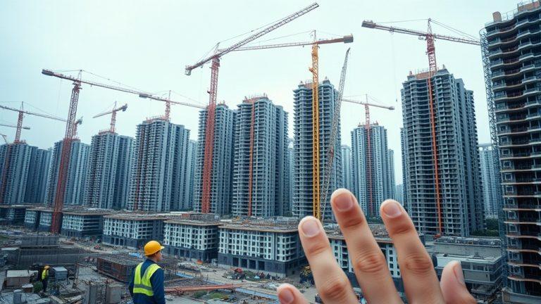 Гигантский жилой комплекс в Китае: город в городе