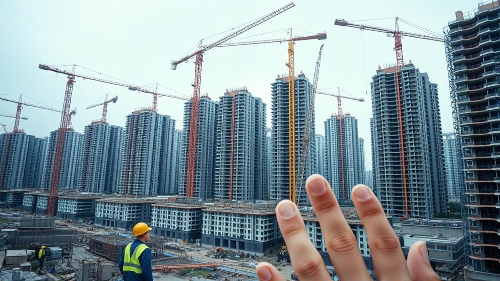 Гигантский жилой комплекс в Китае: город в городе