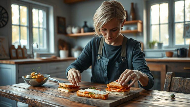 Художница Паня создала искусство из бутербродов
