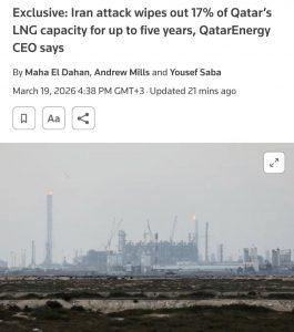 Иран атаковал Катар: удар по СПГ и мировой экономике
