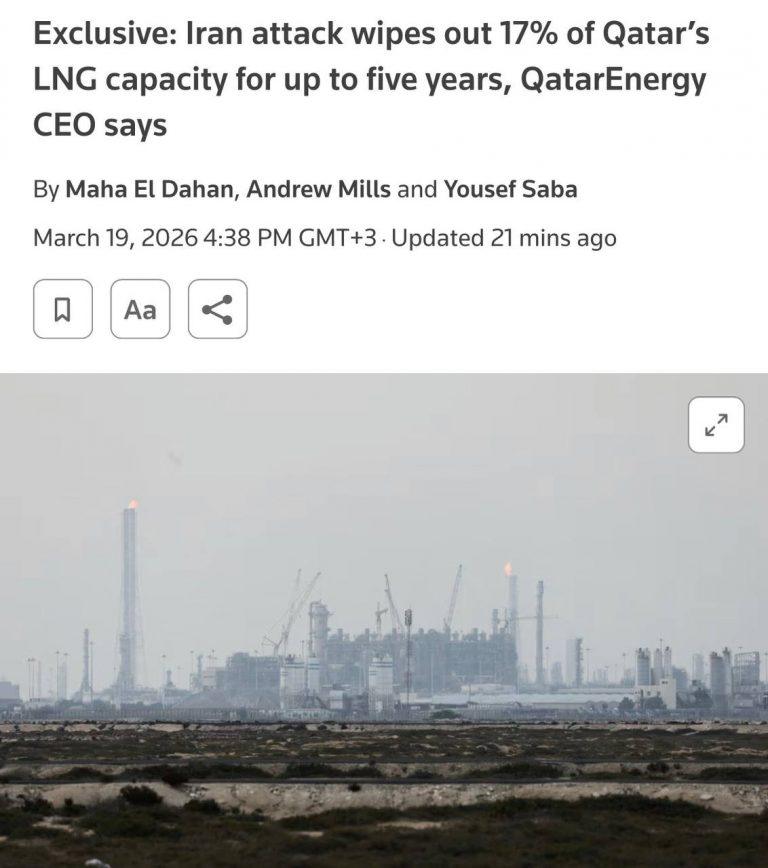 Иран атаковал Катар: удар по СПГ и мировой экономике