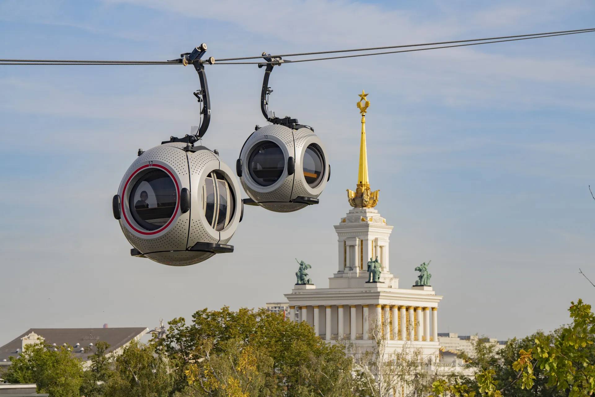 Канатная дорога на ВДНХ закрывается на плановое техобслуживание