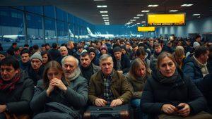 Коллапс в Пулково: отменены и задержаны десятки рейсов