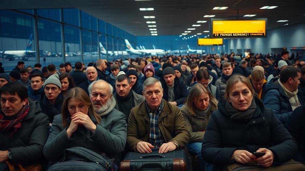 Коллапс в Пулково: отменены и задержаны десятки рейсов