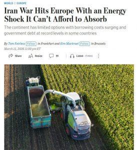 Конфликт США и Ирана грозит Европе новым энергокризисом