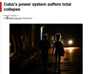 Куба без света: причины массового отключения электроэнергии