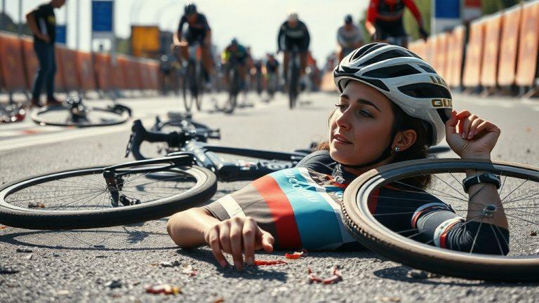 Массовое падение на велогонке: главные моменты и жертвы