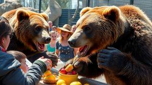 Медведи Московского зоопарка вышли из спячки