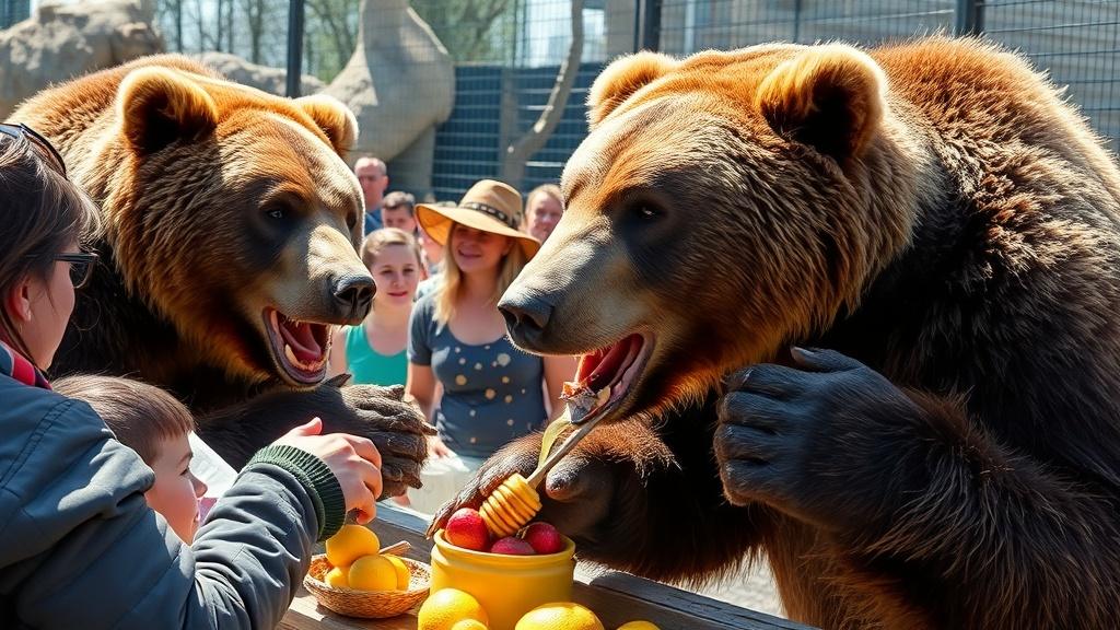 Медведи Московского зоопарка вышли из спячки