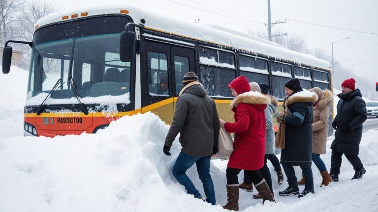 Метель в Ачинске: снежный хаос остановил движение