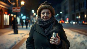 Морозная ночь в Москве: зима возвращается!