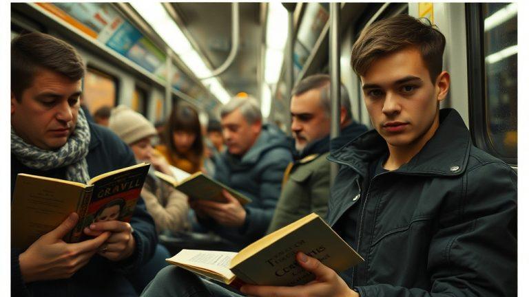 Московское метро без интернета: пассажиры читают книги