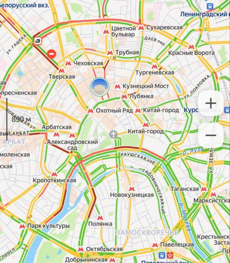 Москва в кольце перекрытий: где нельзя проехать?