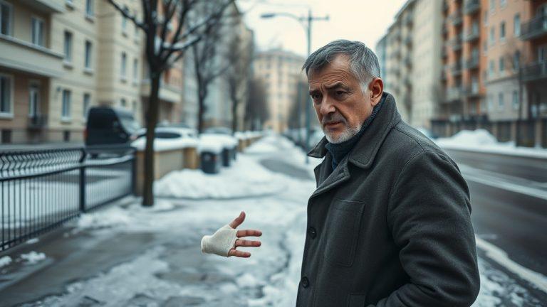 Москвич выиграл полмиллиона за падение на льду