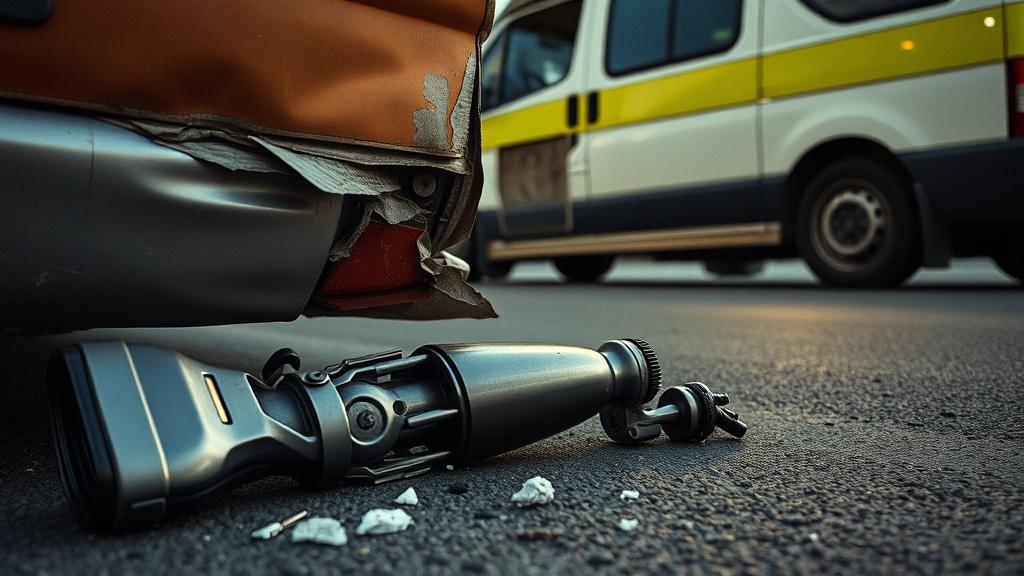 Мужчина в Искитиме разбил скорую протезом ноги