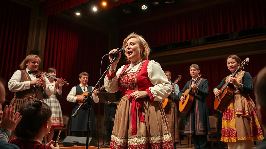 Надежда Бабкина исполнила хиты группы «Любэ»