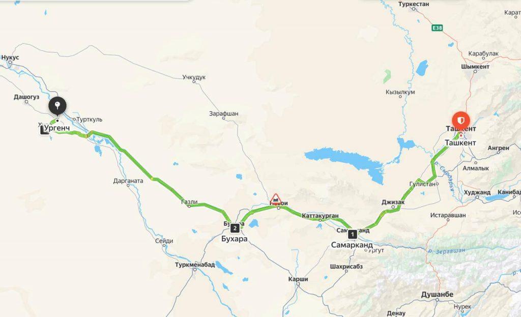 Новый скоростной поезд Ташкент — Хива: в 2 раза быстрее!