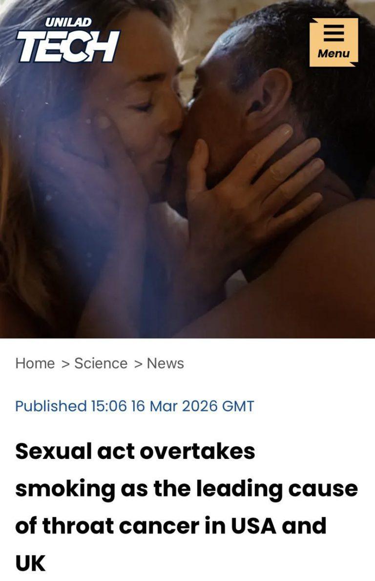 Оральный секс вызывает рак горла чаще курения – новые данные